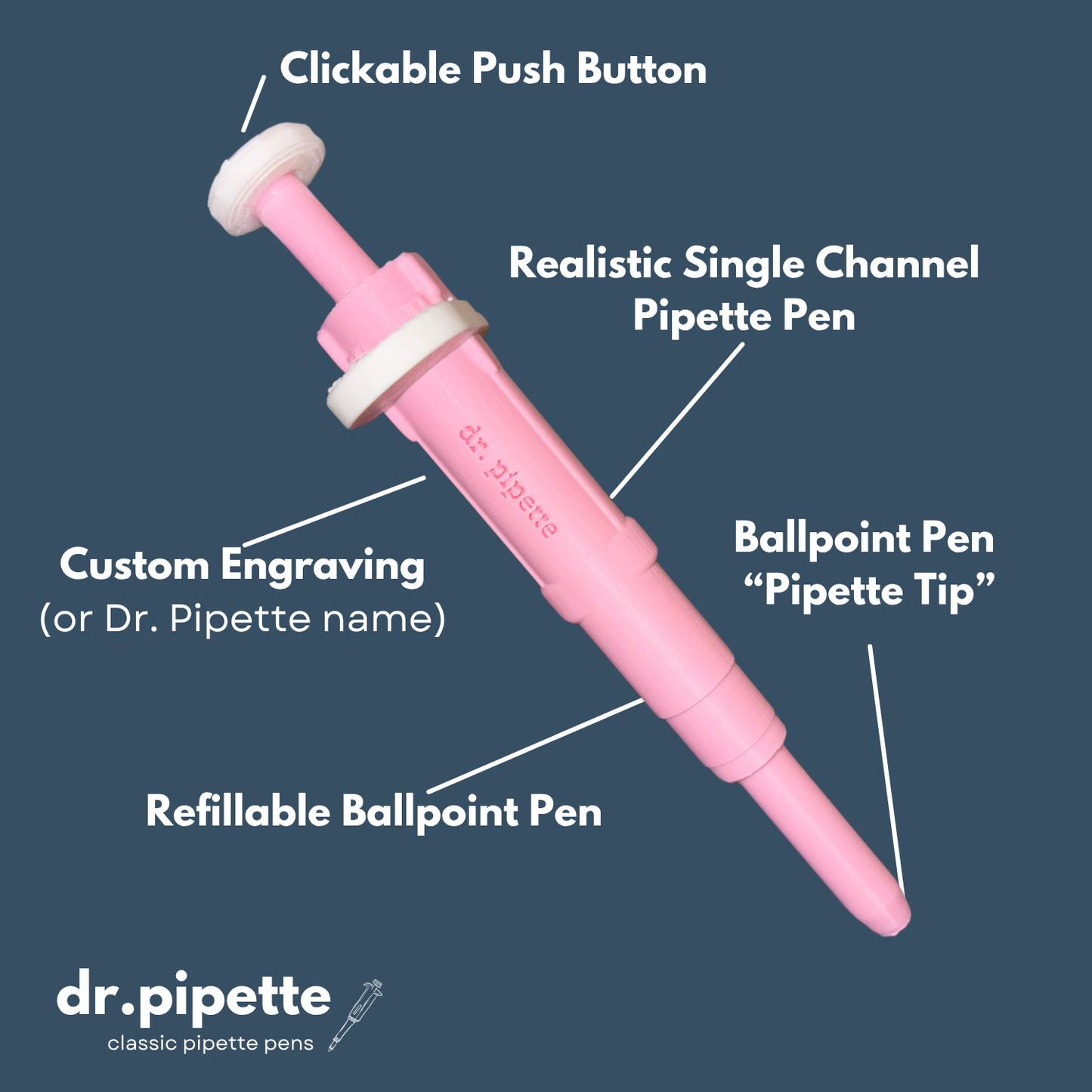 Original Dr. Pipette Pen (Custom Design)