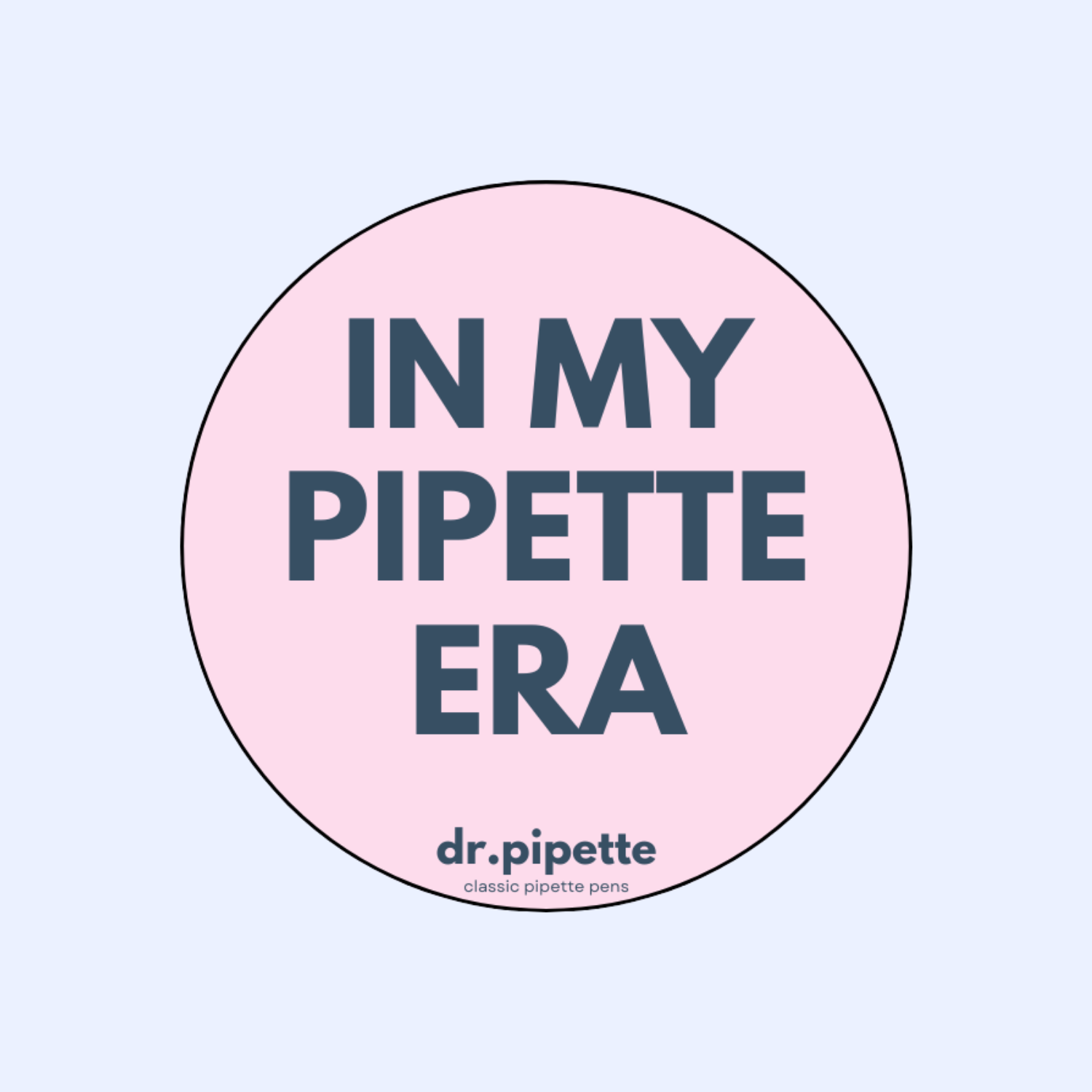 Pipette-Themed Vinyl Stickers