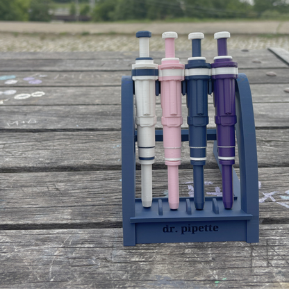 Pipette Pen Stand (Soft Pink), 3D-Printed, Pipette Pen Holder
