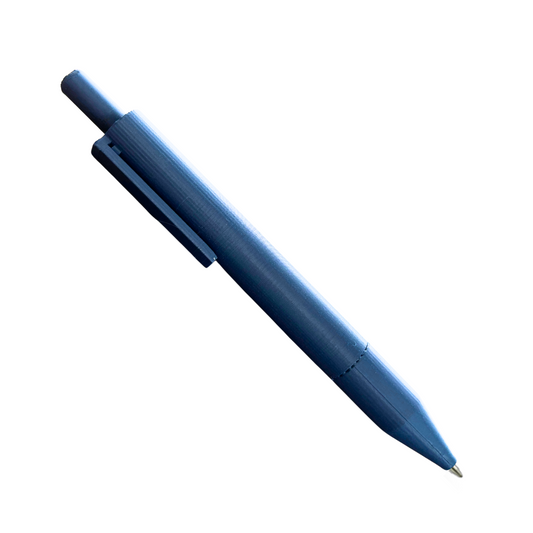 Engraved 3D-Printed Ballpoint Pen (Steel Blue)