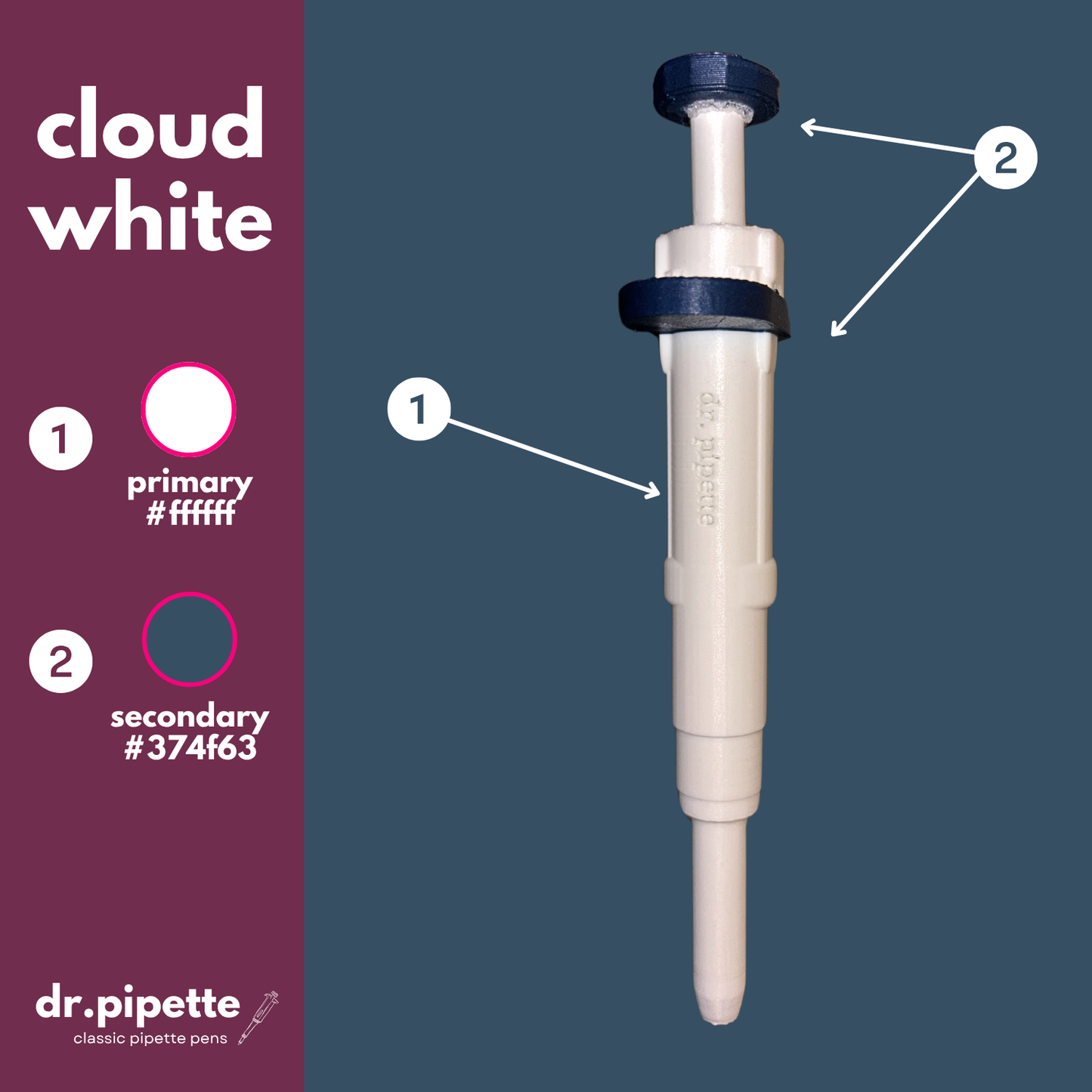 Original Dr. Pipette Pen (Cloud White)