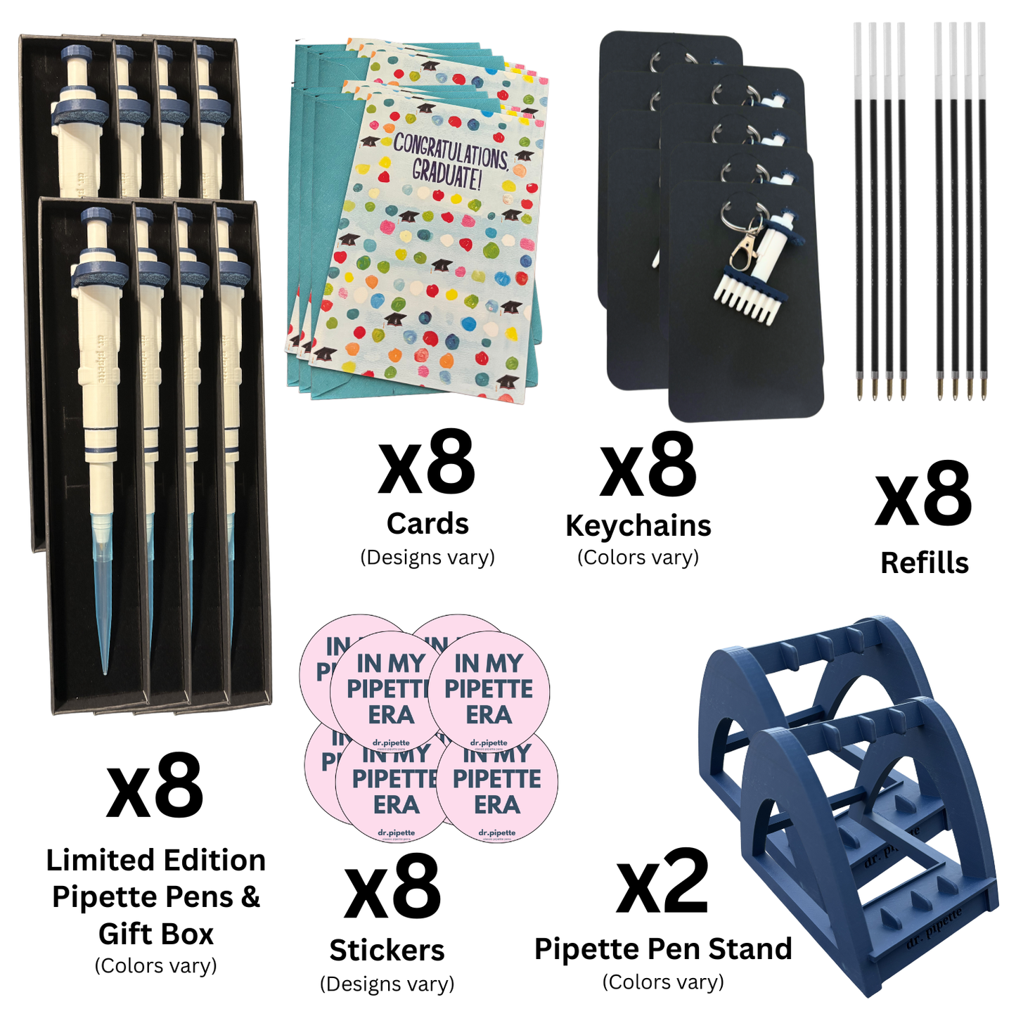 Deluxe Pipette Pen Gift Set (for 8)