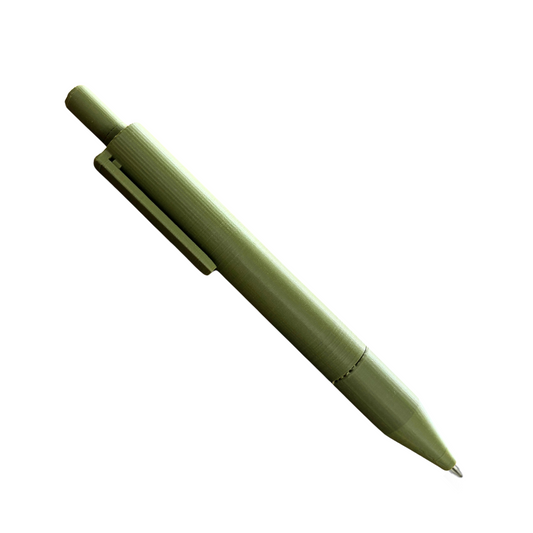 Engraved 3D-Printed Ballpoint Pen (Olive Green)