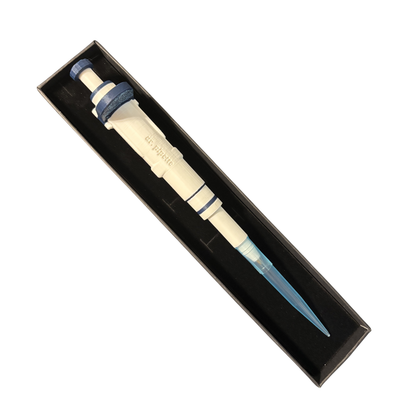 Ultra-Realistic Dr. Pipette Pen (Cloud White), Retractable, 3D-Printed, Ballpoint Pens (with 1000µL tip)