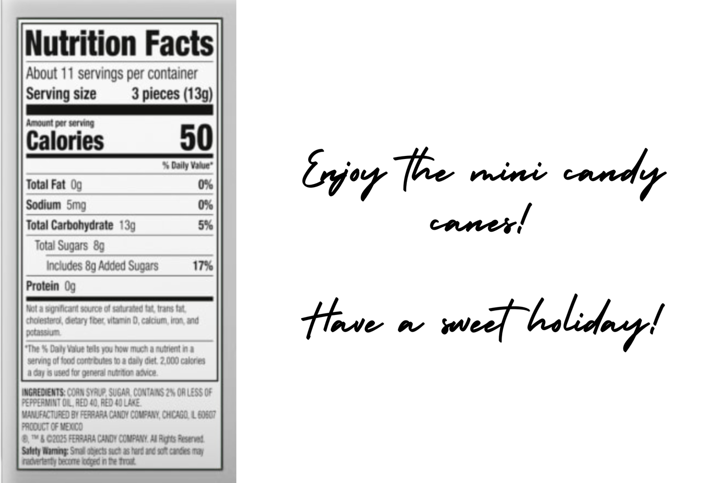 Holiday Candy Bag (Seasonal)