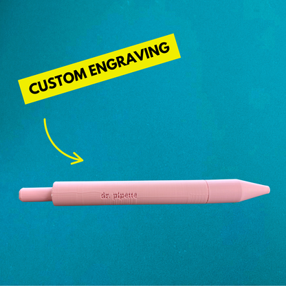 Engraved 3D-Printed Ballpoint Pen (Soft Pink)