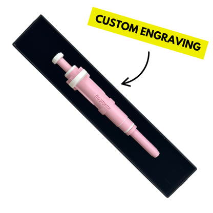 Ultra-Realistic Dr. Pipette Pen (Soft Pink), Retractable, 3D-Printed, Ballpoint Pens