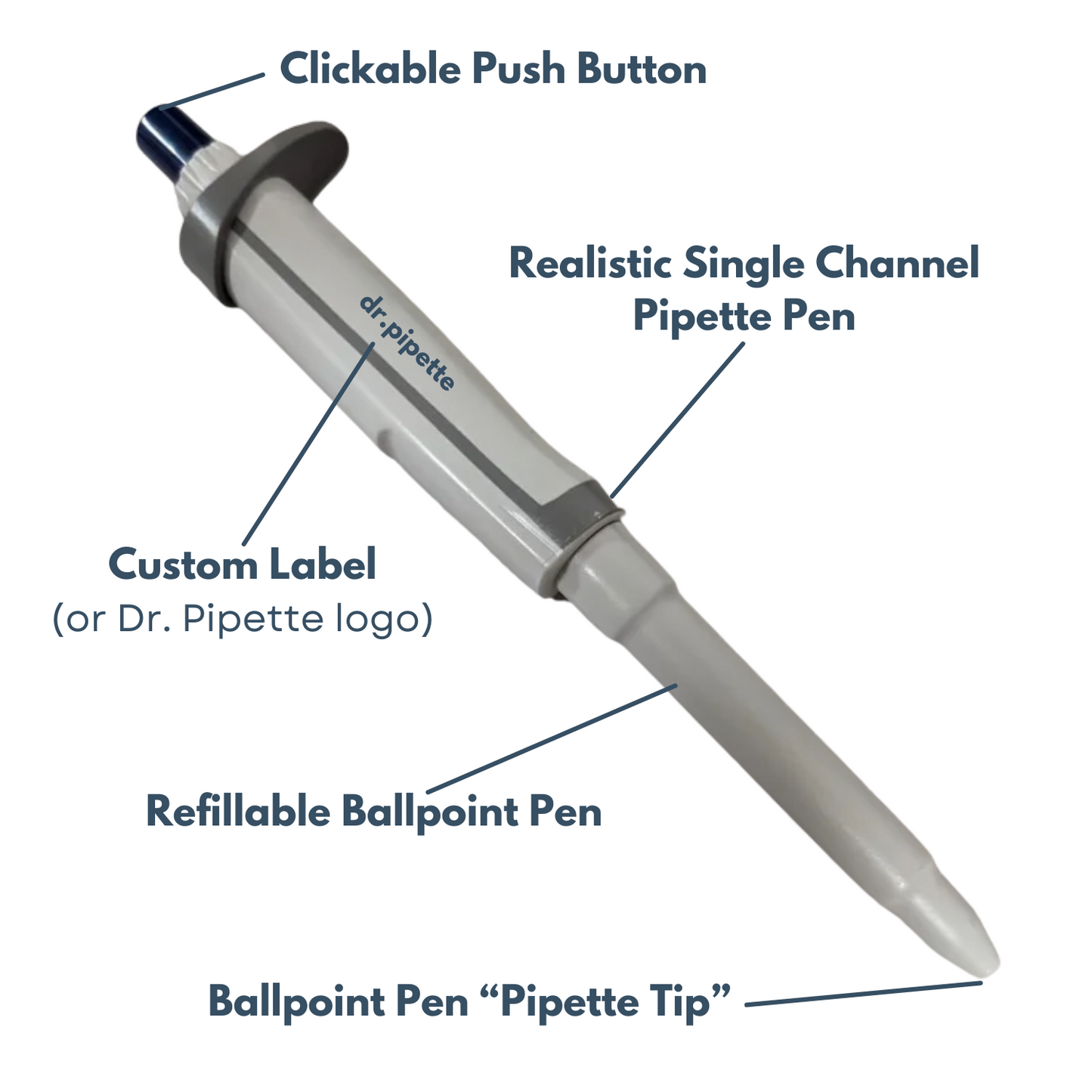 Original Dr. Pipette Pen (Cloud White)