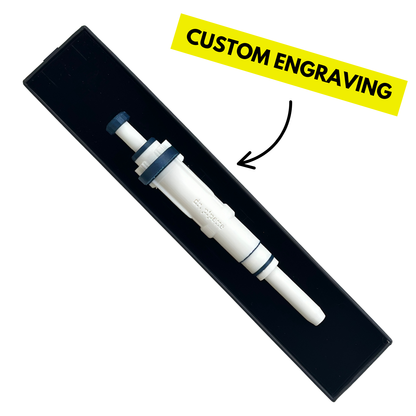 Ultra-Realistic Dr. Pipette Pen (Cloud White), Retractable, 3D-Printed, Ballpoint Pens