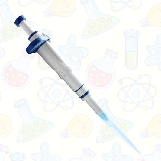 Ultra-Realistic Dr. Pipette Pen (Cloud White), Non-Retractable, Ballpoint Pens (with 1000µL tip)