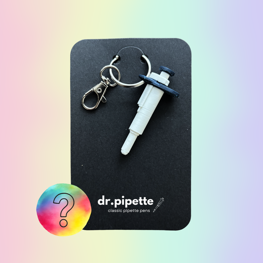 Pipette Shaped Keychain (Custom Color)