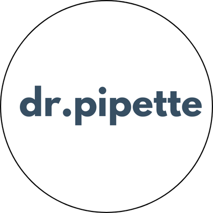 "dr. pipette" Custom Sticker (Cloud White)