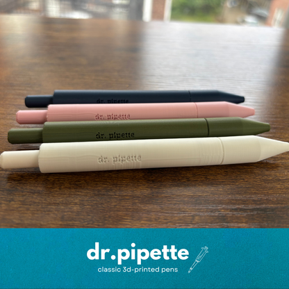Engraved 3D-Printed Ballpoint Pen (Olive Green)
