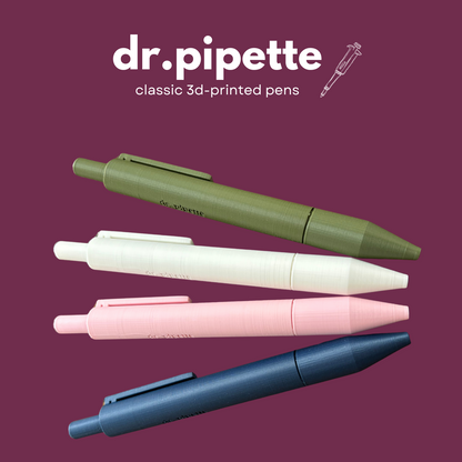 Engraved 3D-Printed Ballpoint Pen (Olive Green)
