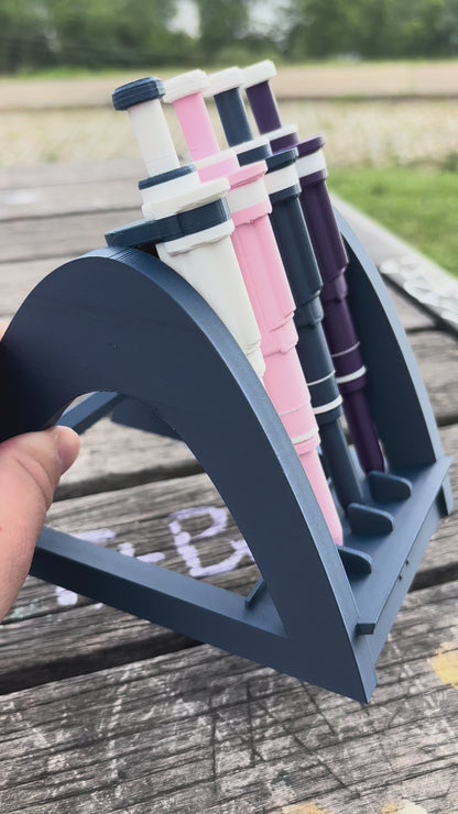 Pipette Pen Stand (Soft Pink), 3D-Printed, Pipette Pen Holder