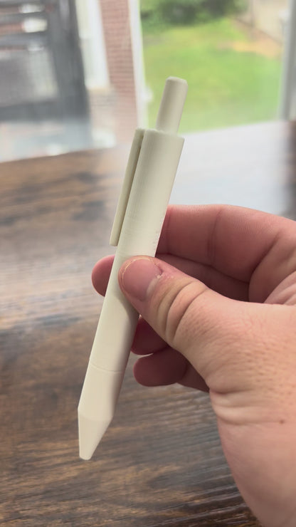 Engraved 3D-Printed Ballpoint Pen (Olive Green)